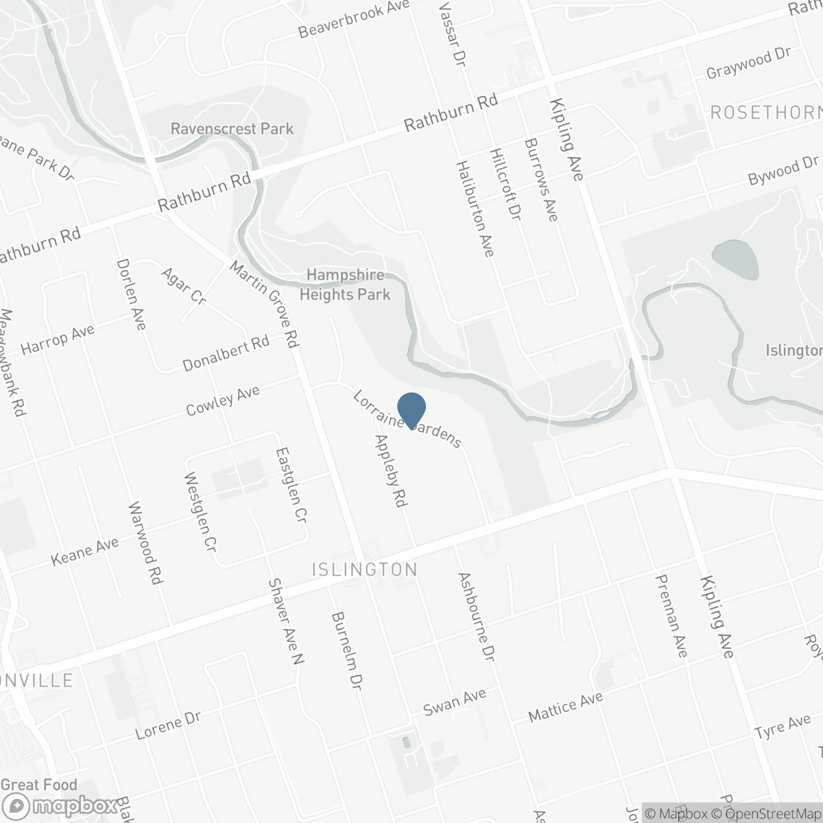 23 LORRAINE GARDENS, Toronto, Ontario M9B 4Z5